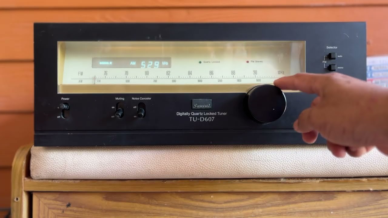 จูนเนอร์ SANSUI TU-D607 รุ่นใหญ่สุด - YouTube
