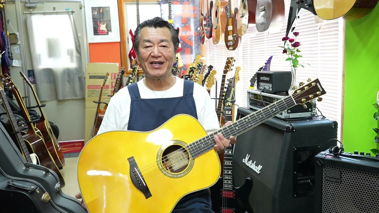 YAMAHA LL-TA トランスアコースティック オール単板モデル！ - YouTube