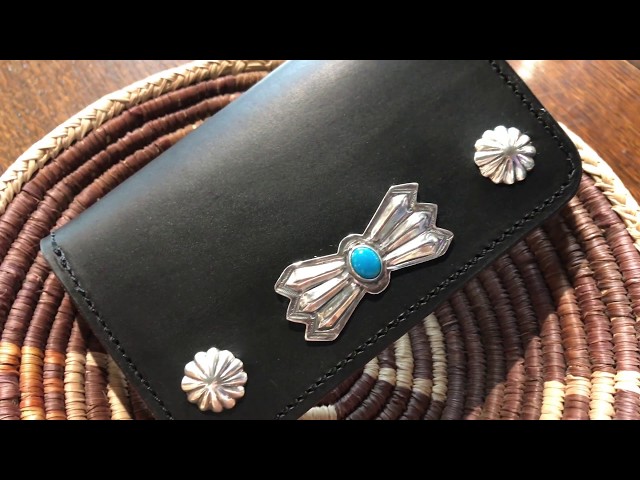 LARRY SMITH / ラリースミス カスタムレザーウォレットSサイズ - YouTube