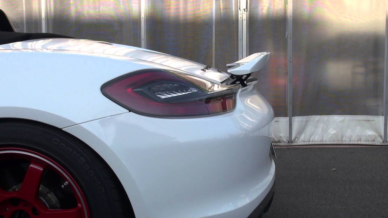 受注生産】Rennwagen Porsche Boxster(981)専用リアウィング / CARBON