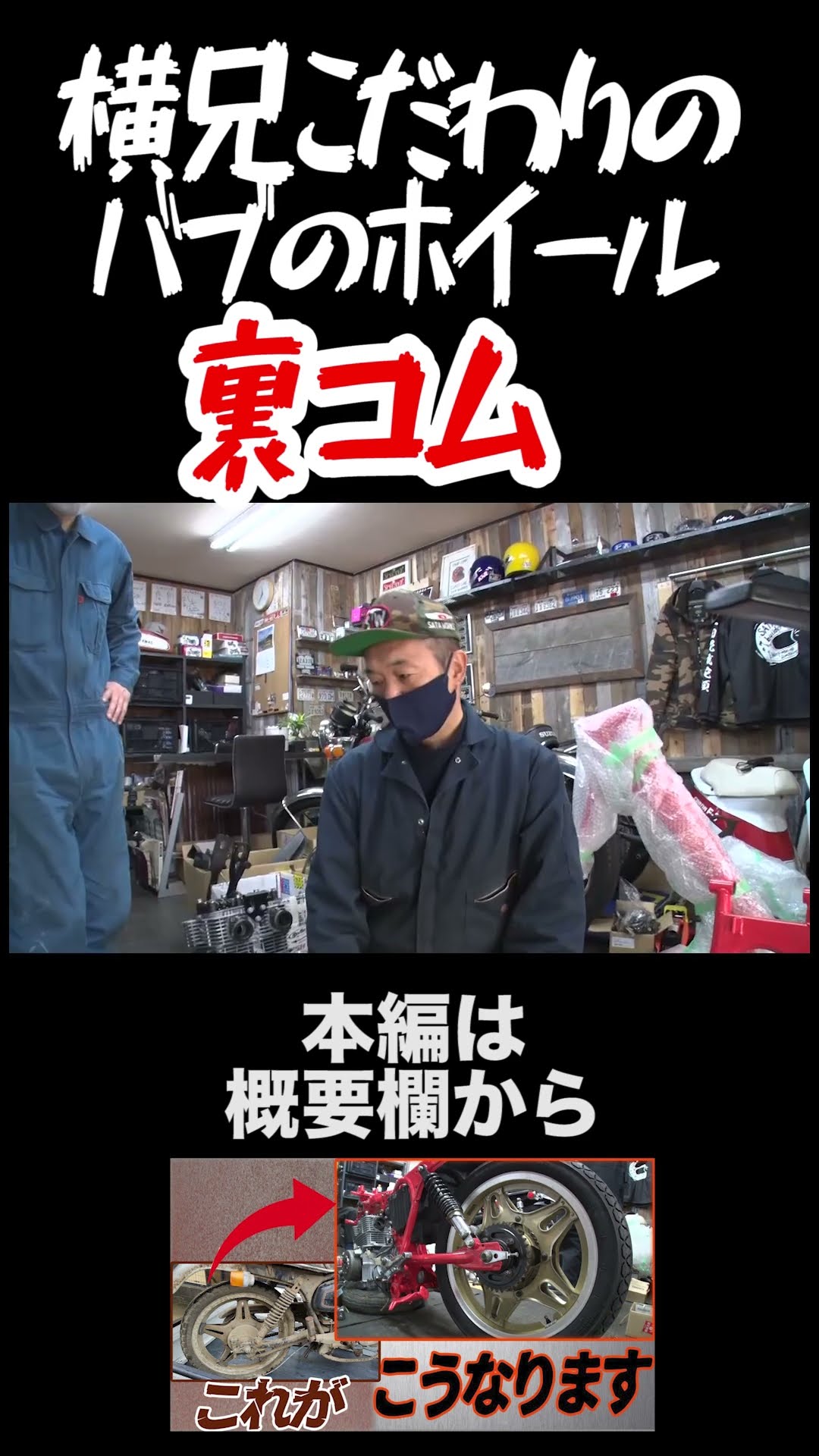 横兄こだわりのパーツ【ホイール編】コムスターホイール？いいえ、裏