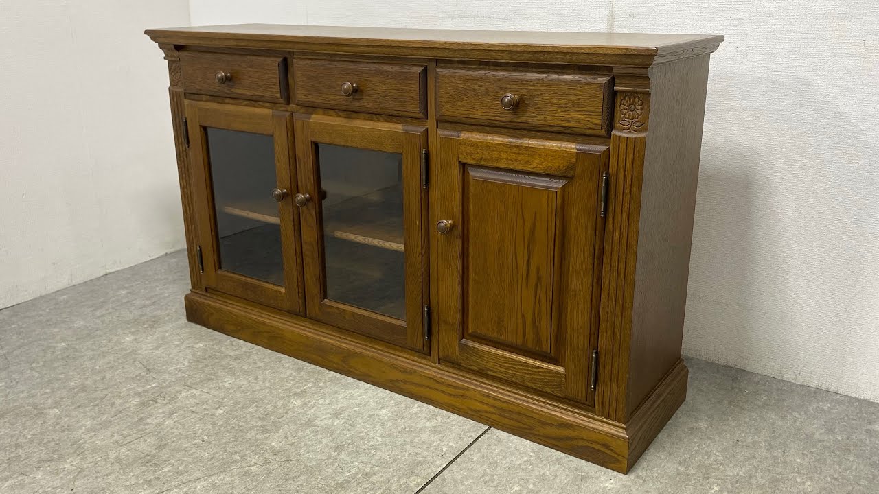 ☆ 葉山ガーデン サイドボード キャビネット 飾り棚 リビングボード