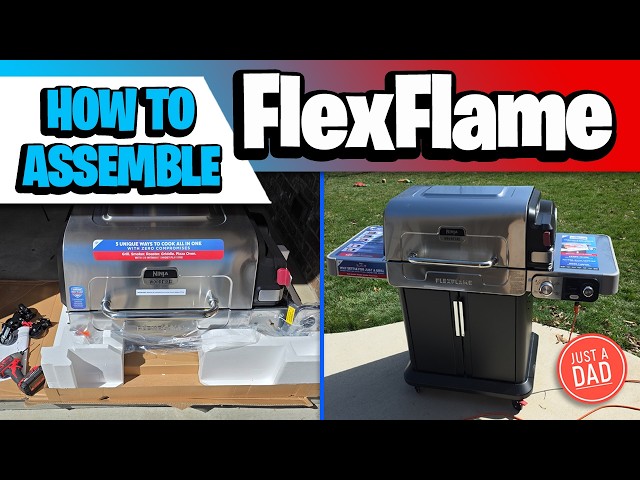 New! Ninja Woodfire FlexFlame Propane Grill & Smoker How To