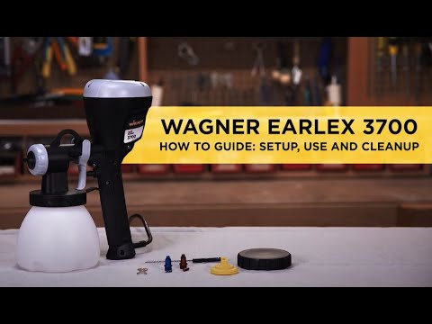 Wagner Earlex 3700 Sprayer - Setup, Use & Cleanup - YouTube