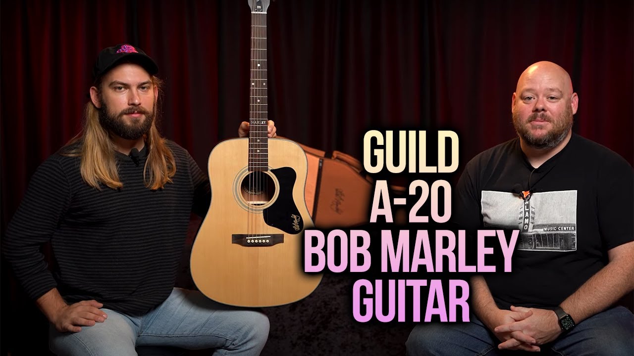 The New Guild A-20 Bob Marley Guitar Full Demo & Review - YouTube