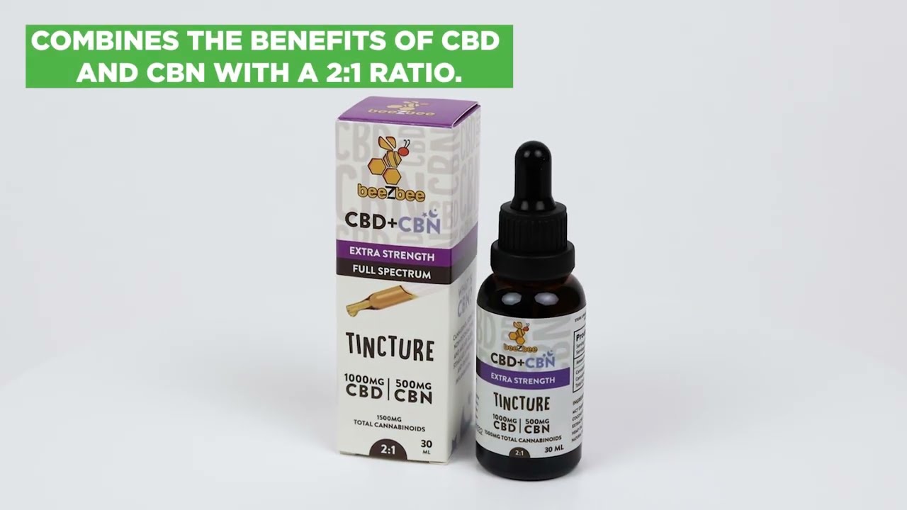 Buy High Strength CBD+CBN Tincture | Enhanced Wellness
