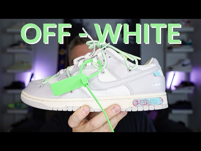 UNBOXING THE NIKE DUNK LOW OFF WHITE | LOT 7 OF 50 REVIEW!!! - YouTube