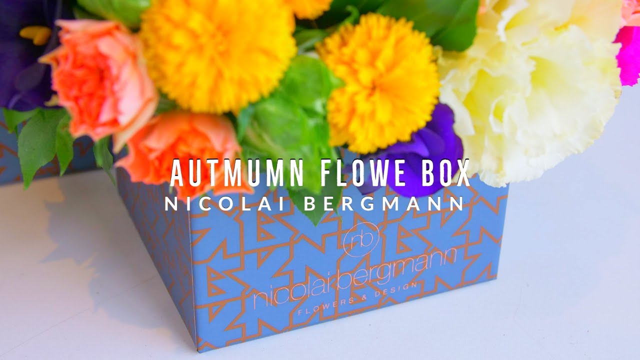 A Limited Time Autumn Flower Box and Cube Arrangement! - YouTube