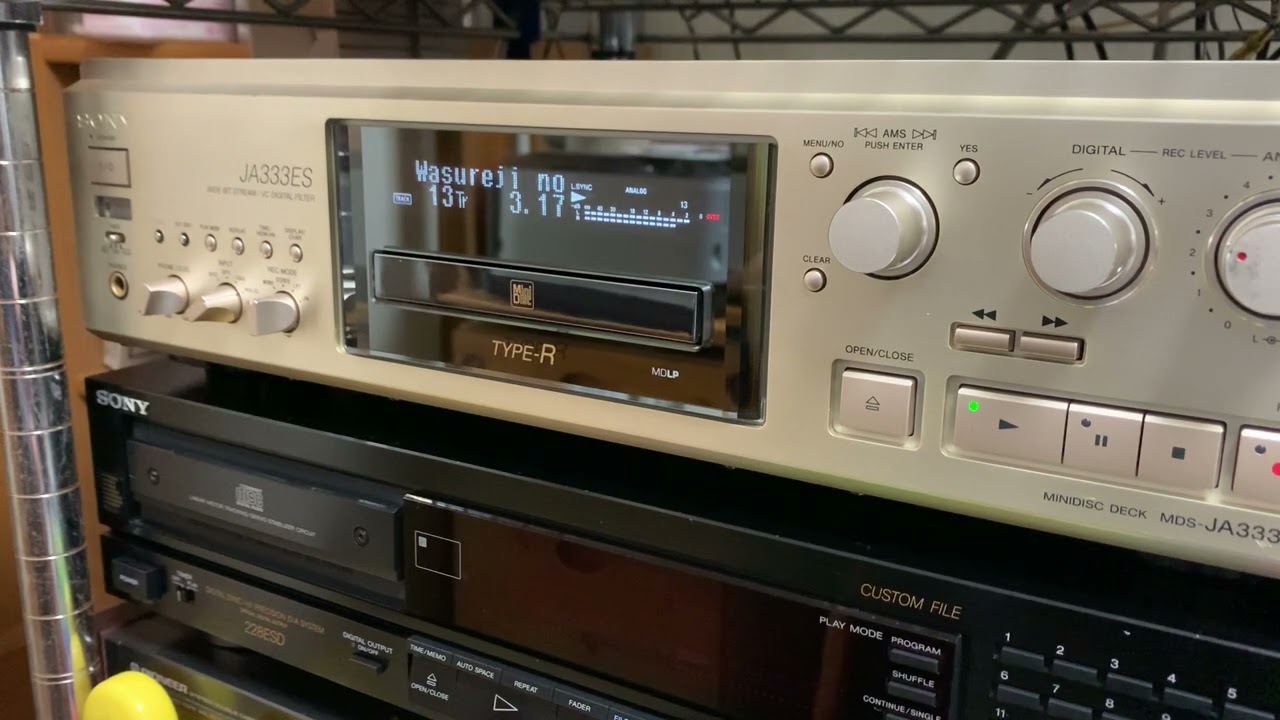 MDレコーダー】MDS-JA333ES - YouTube
