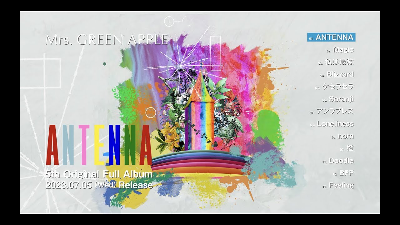 Mrs. GREEN APPLE – 5th Full Album「ANTENNA」Highlight - YouTube