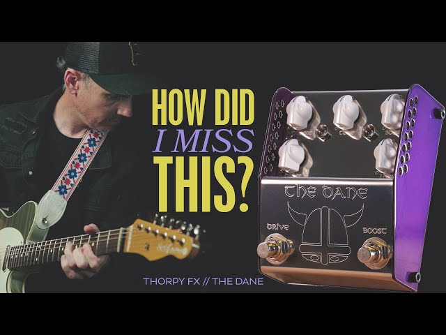 Thorpy FX The Dane // Overdrive Guitar Pedal Demo - YouTube