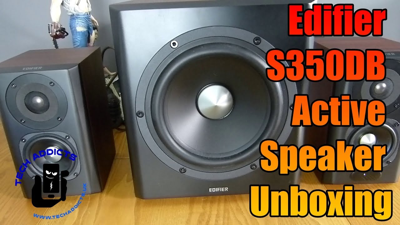 Edifier s350db Active Speaker Unboxing - YouTube