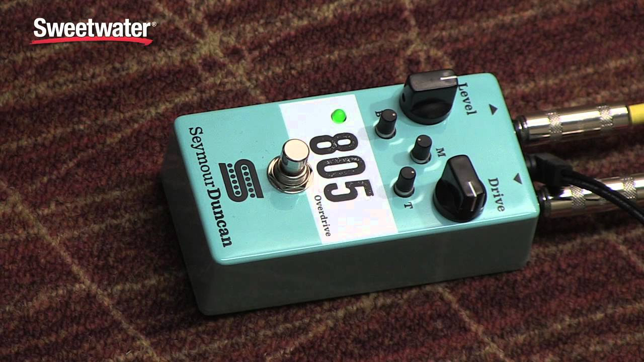 Seymour Duncan 805 Overdrive Pedal Review - Sweetwater Sound - YouTube