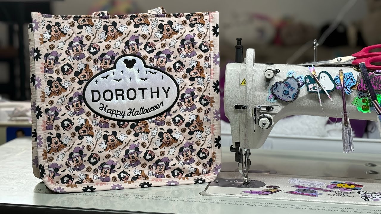 Making a Quilted Trick or Treat Bag - YouTube