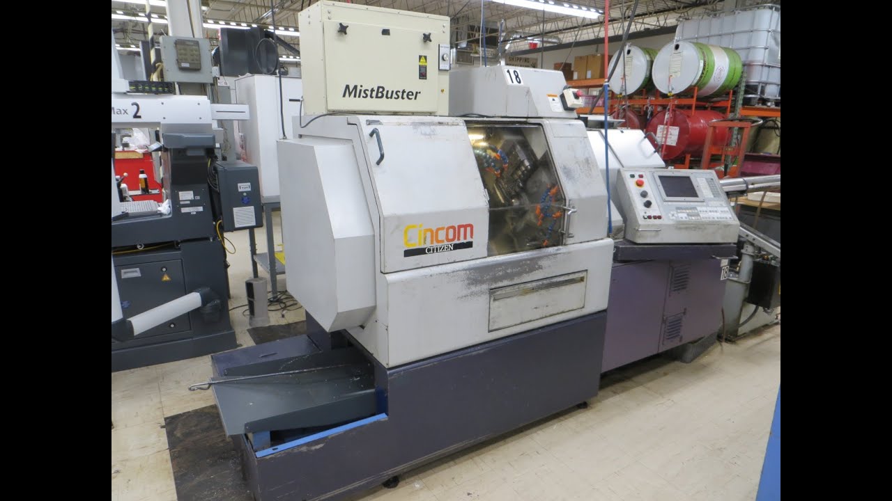 Citizen L25 CNC Swiss Type Auto Screw Machine, Spego Turnamic 12