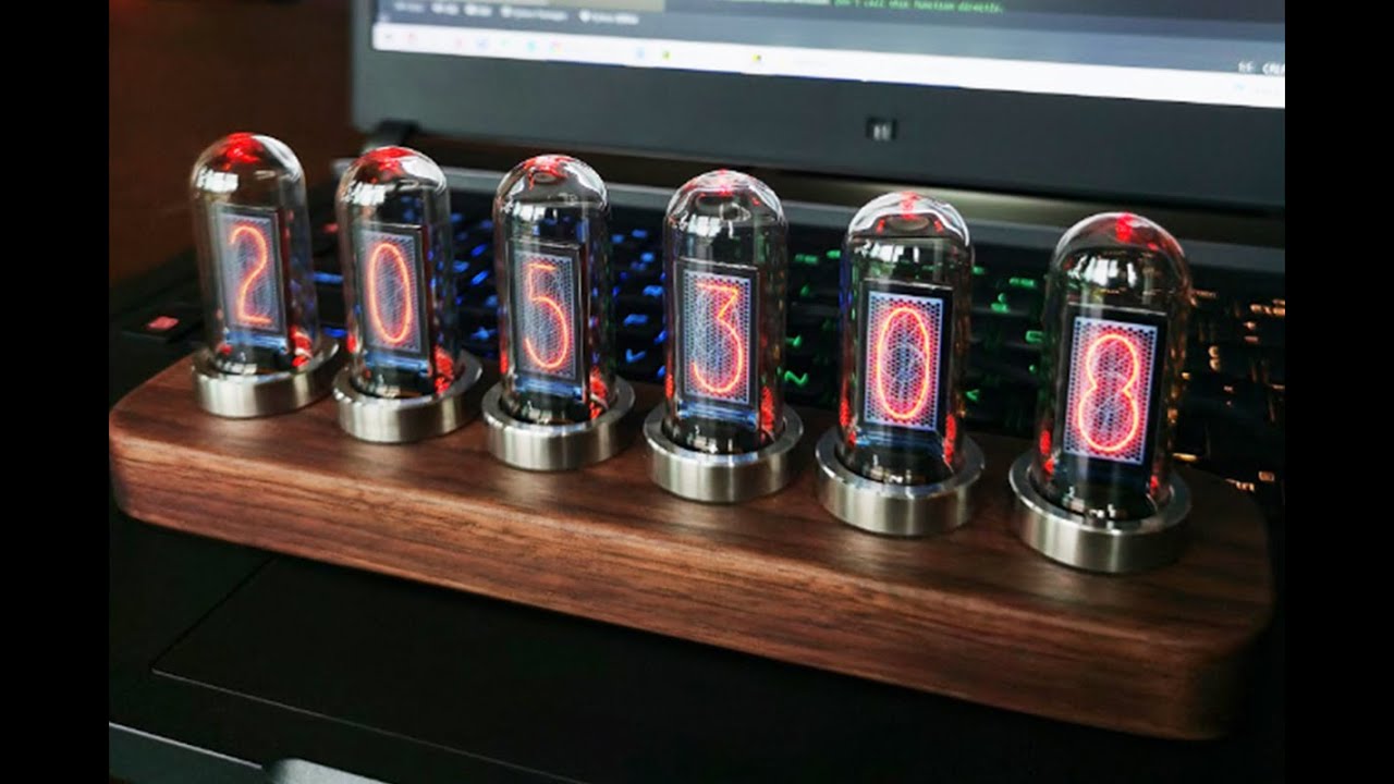 ニキシー管 時計 D'ESIGN IPS Gixie Clock ニキシー管 時計 D
