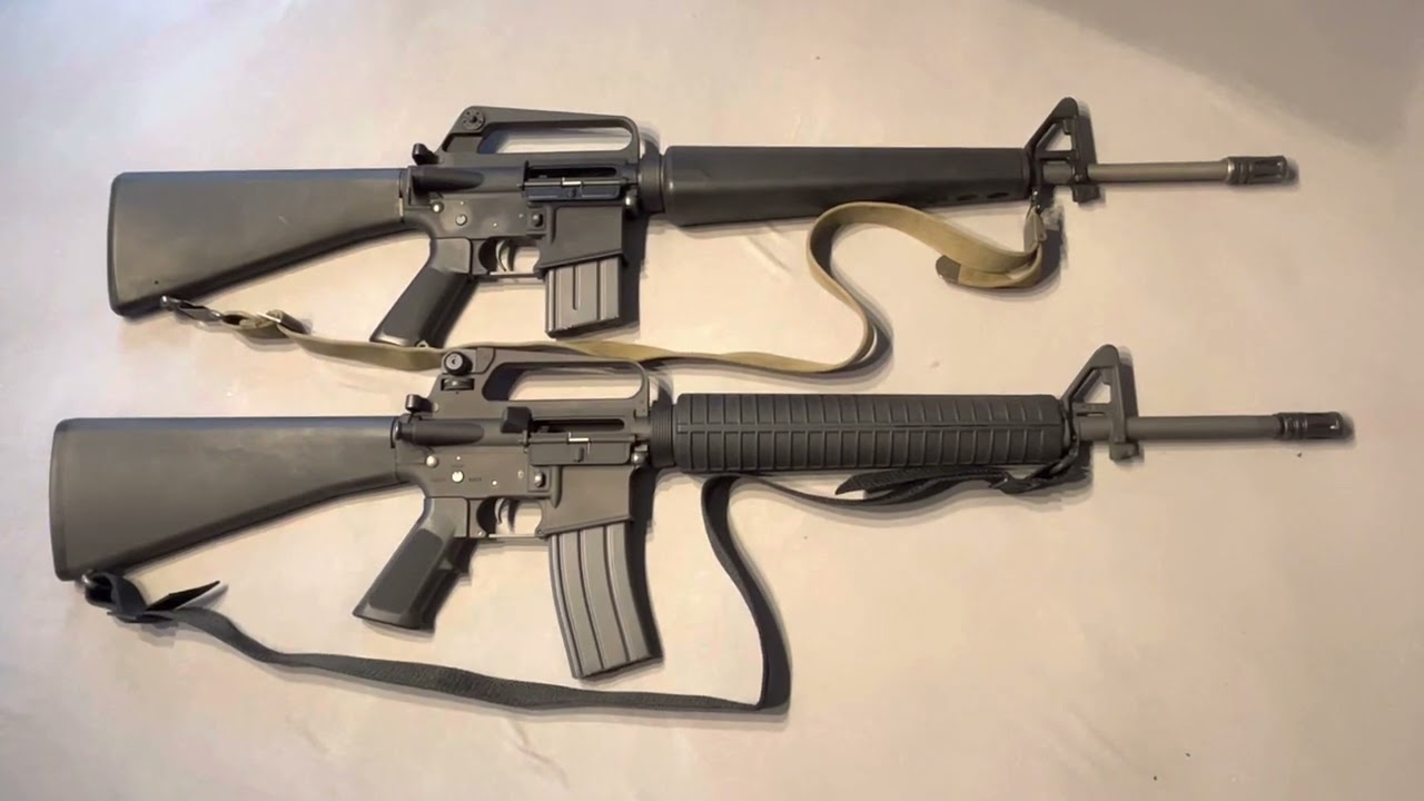 Tokyo Marui Colt M16A1 & M16A2 MWS GBBR - #東京マルイ - YouTube