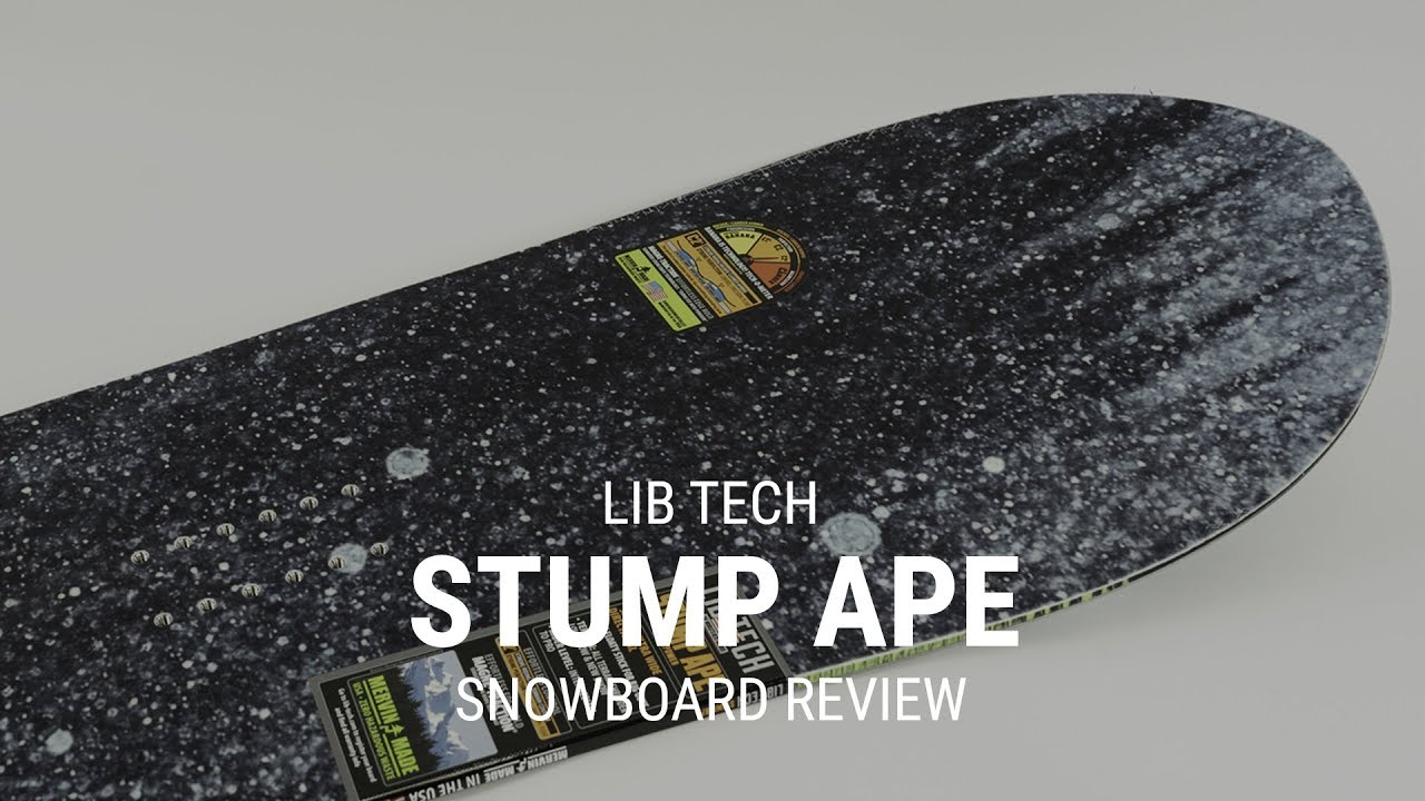 Lib Tech Stump Ape 2019 Snowboard Review- Tactics - YouTube