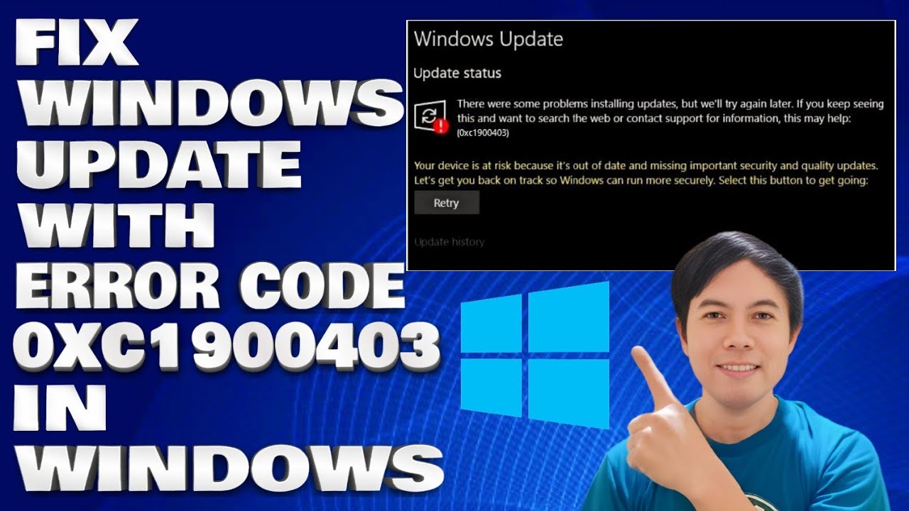 How To Fix Windows Update With Error Code 0xc1900403 on Windows 11