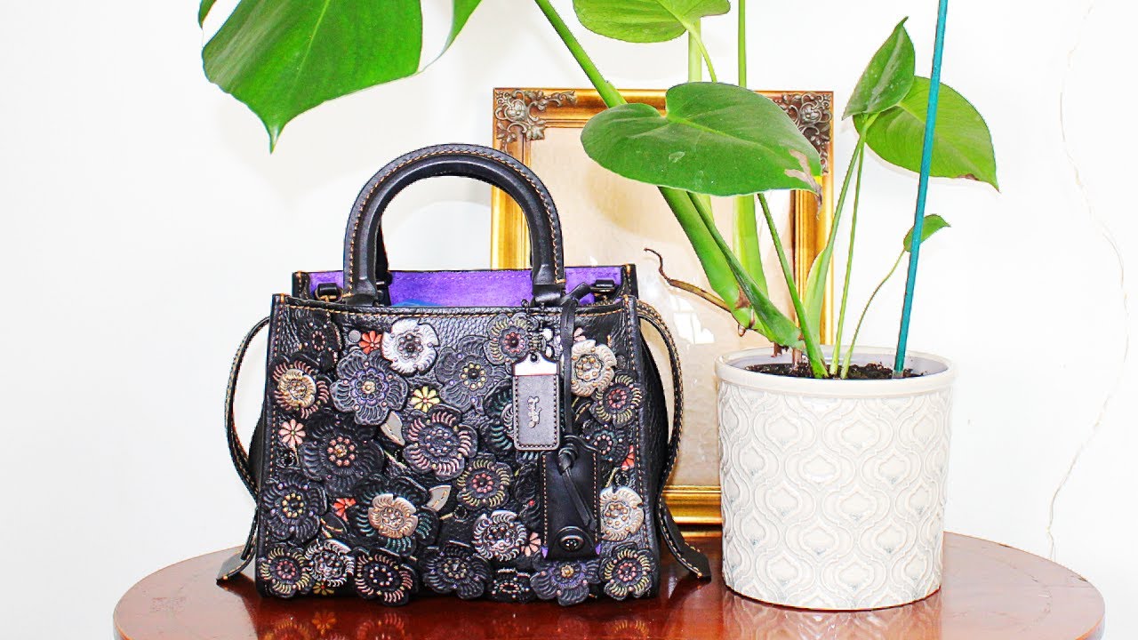 Coach Rogue 25 Black Tea Rose | BAG REVIEW | Mod Shots | Up Close