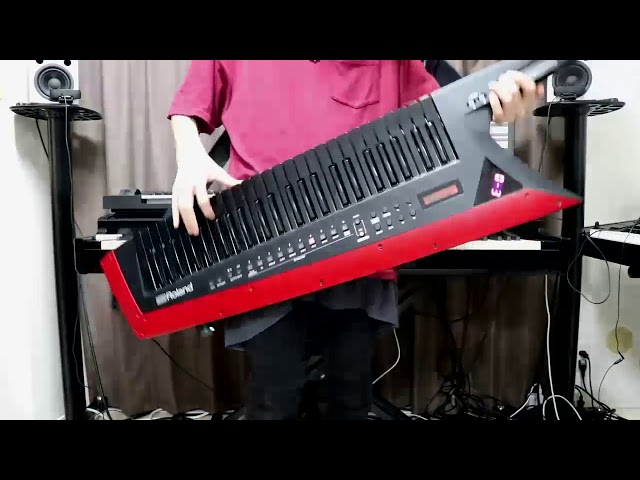 宇都圭輝】Edge BladeをAX-Edge(ショルダーキーボード)で弾いてみた