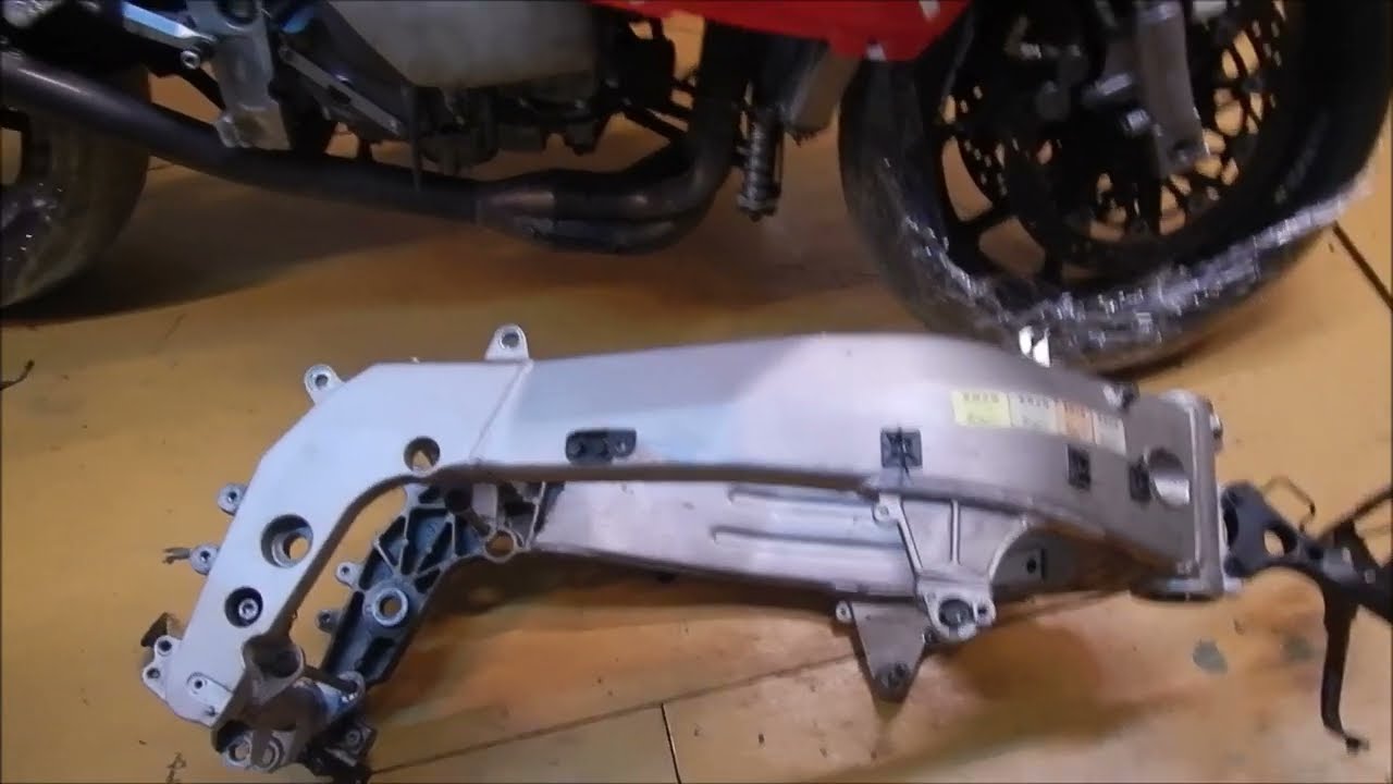 ZXR400 ZX-4 フレーム】 - YouTube