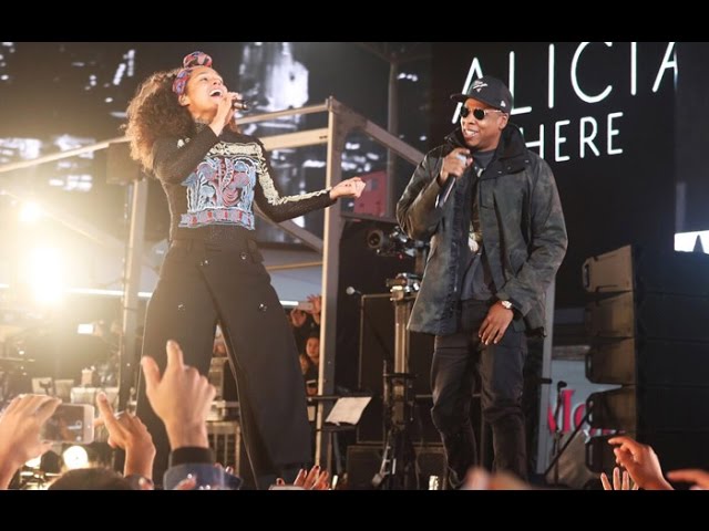 Jay Z & Alicia Keys - Empire State of Mind LIVE - YouTube