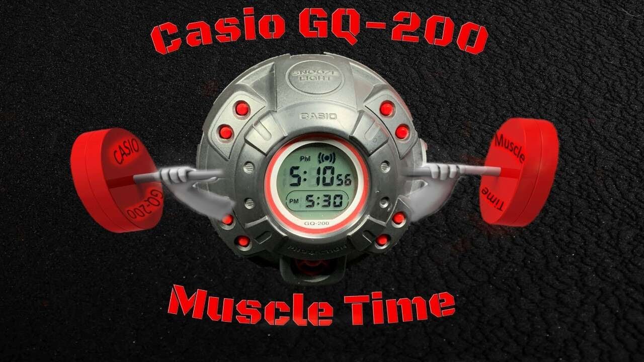 Casio GQ-200 G-Shock Inspired Alarm Clock - YouTube