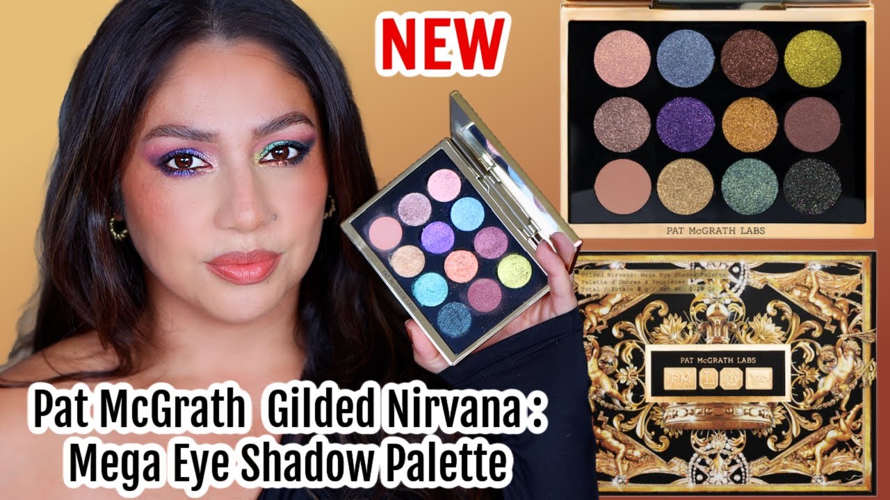 PAT MCGRATH GLIDED NIRVANA : MEGA EYE SHADOW PALETTE | 2 LOOKS