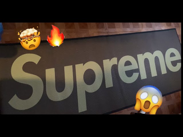 SUPREME STRAW MAT UNBOXING AND REVIEW - YouTube