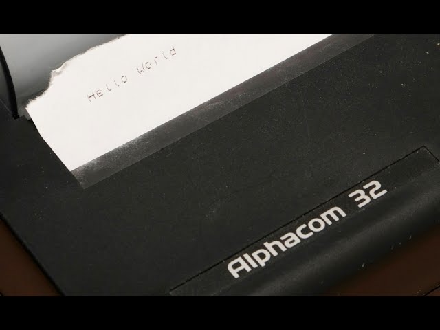 The accessory we all wanted in the 8-bit era: The Alphacom32