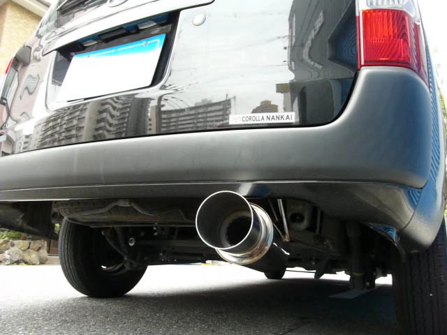 プロボックス NCP160V オールステンマフラー 砲弾100Φ BE FREE 排気音