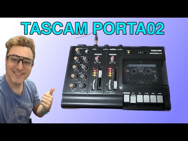 Tascam Ministudio Porta02 MKII in 2023 - Analog Cassette 4 Track