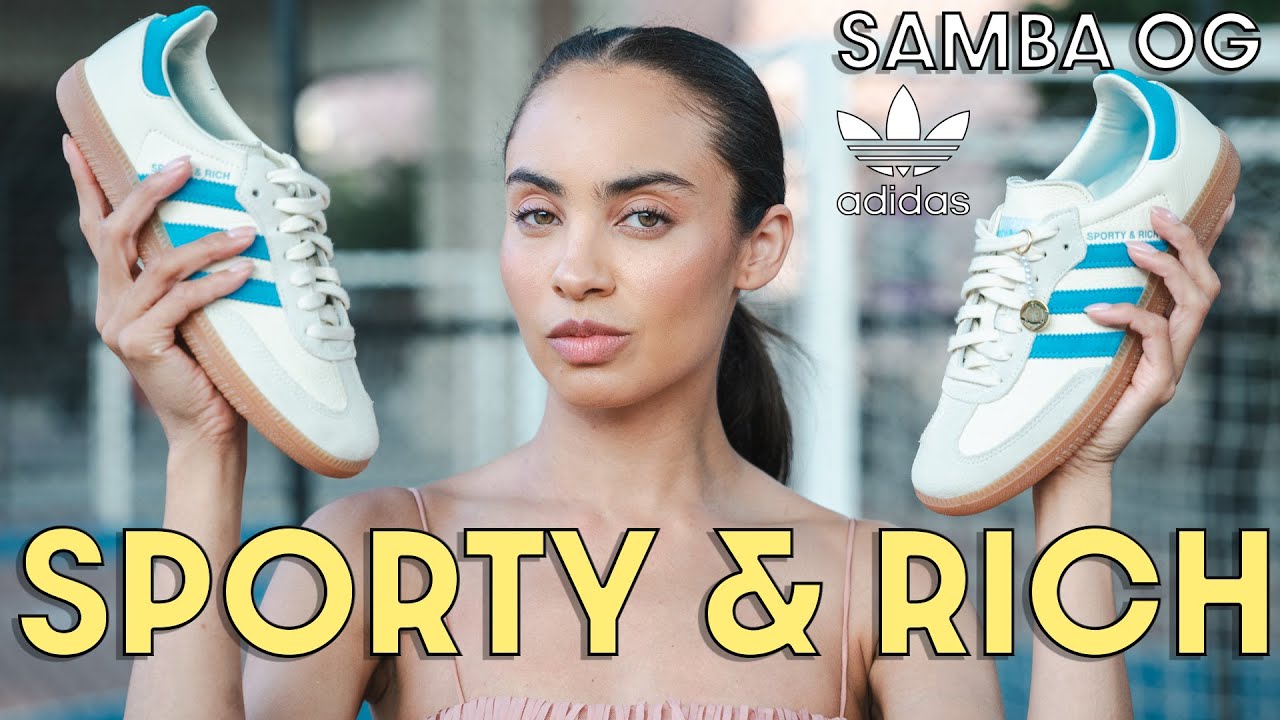 Is the SPORTY & RICH x ADIDAS SAMBA OG one of the BEST? Beige Blue