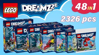 All LEGO DREAMZzz January 2025 (48in1)[2326 pcs] Step-by-Step