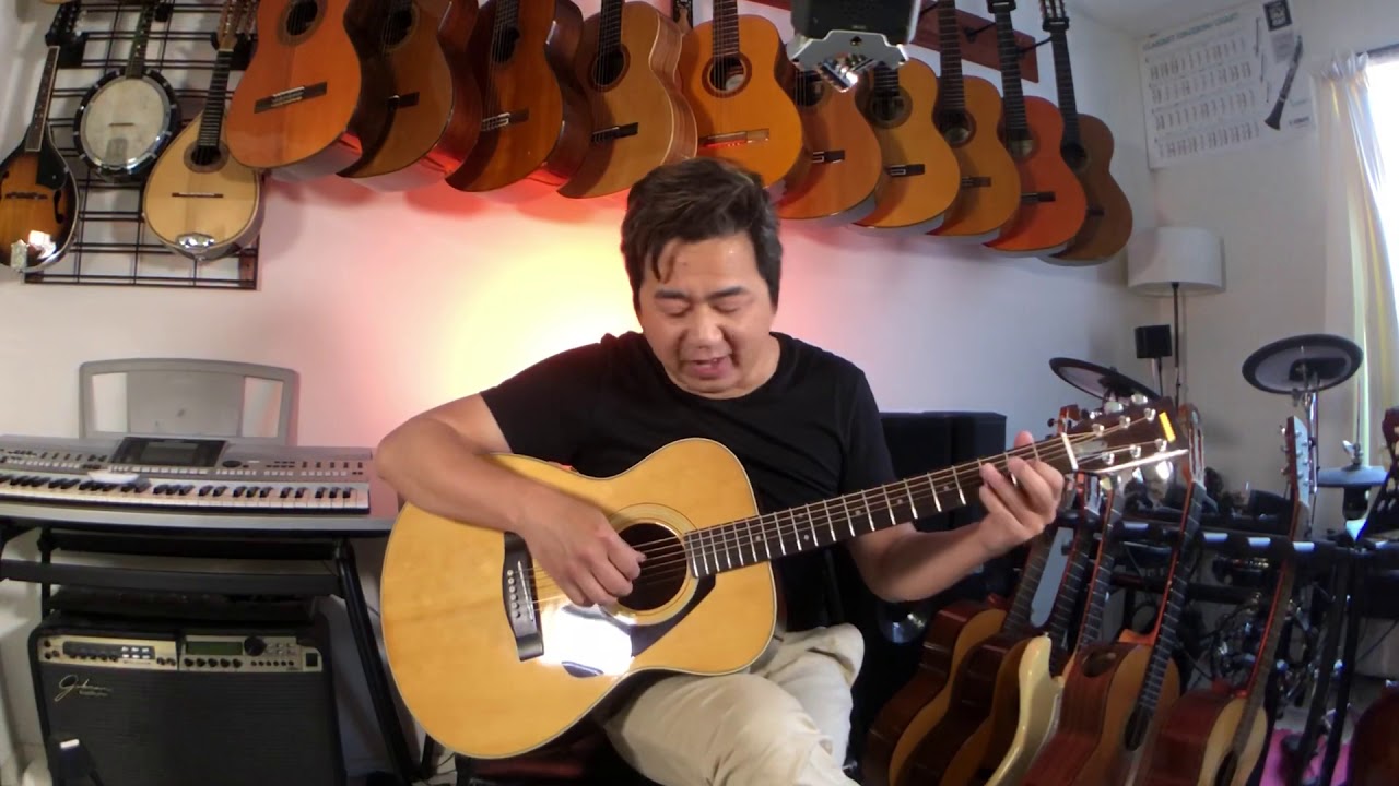 Sound demo for Yamaha FG-122 Custom Acoustic Guitar - YouTube