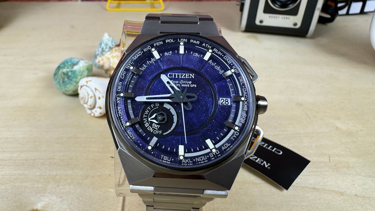 Citizen Satellite Wave X Super Titanium CC3097-52L - YouTube
