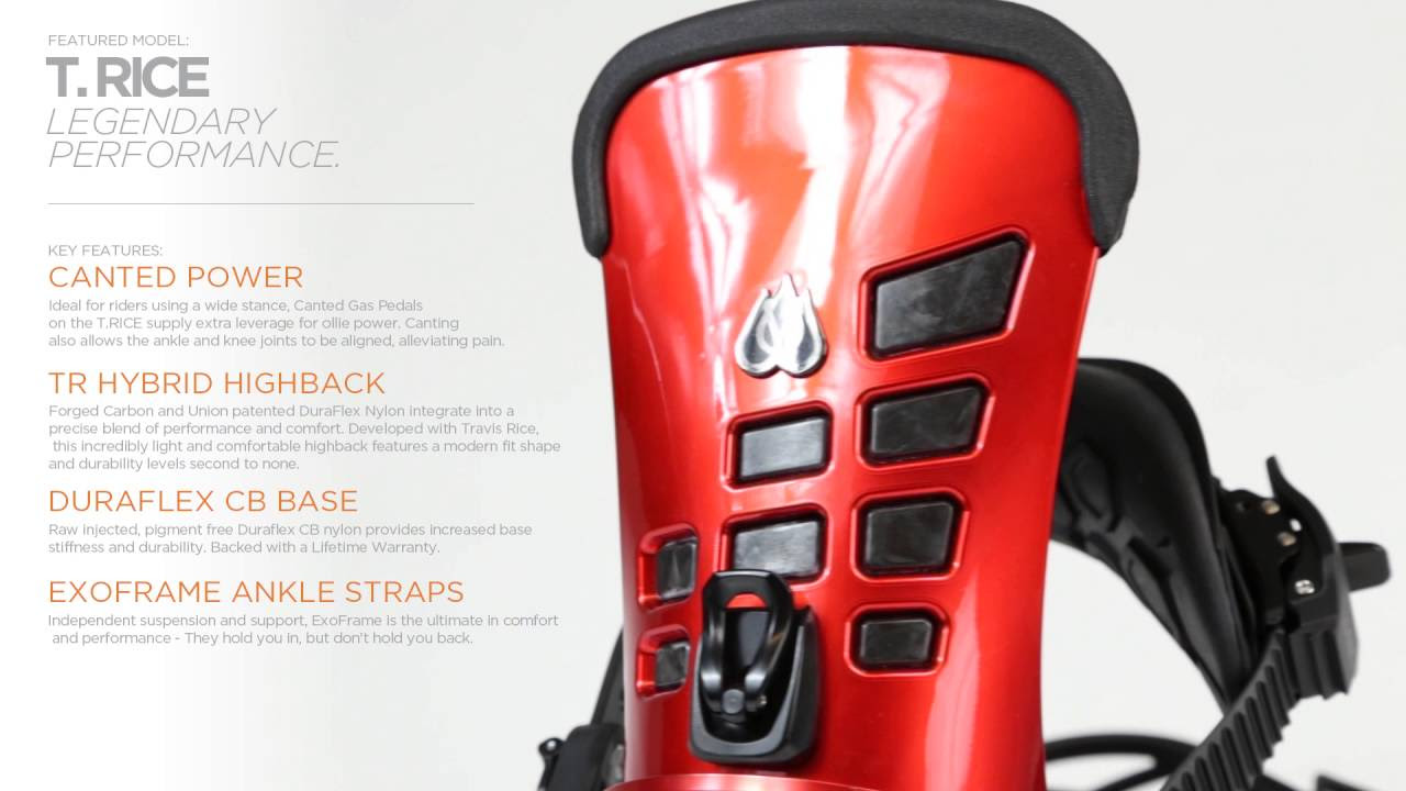2017 Union T. Rice Snowboard Binding - YouTube