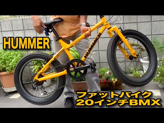 購入！HUMMERハマー20インチ3.0ファットバイクBMX【AL FAT206 DK