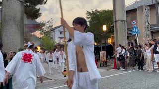 東山区】2023祇園祭 神輿洗 大松明 こんな祭があったとは知らなんだっ!
