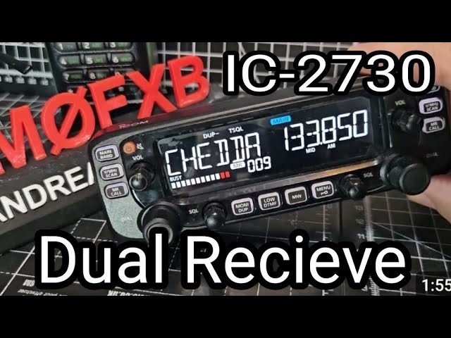ICOM.IC-2730A - Enable Cross Band Repeater - YouTube