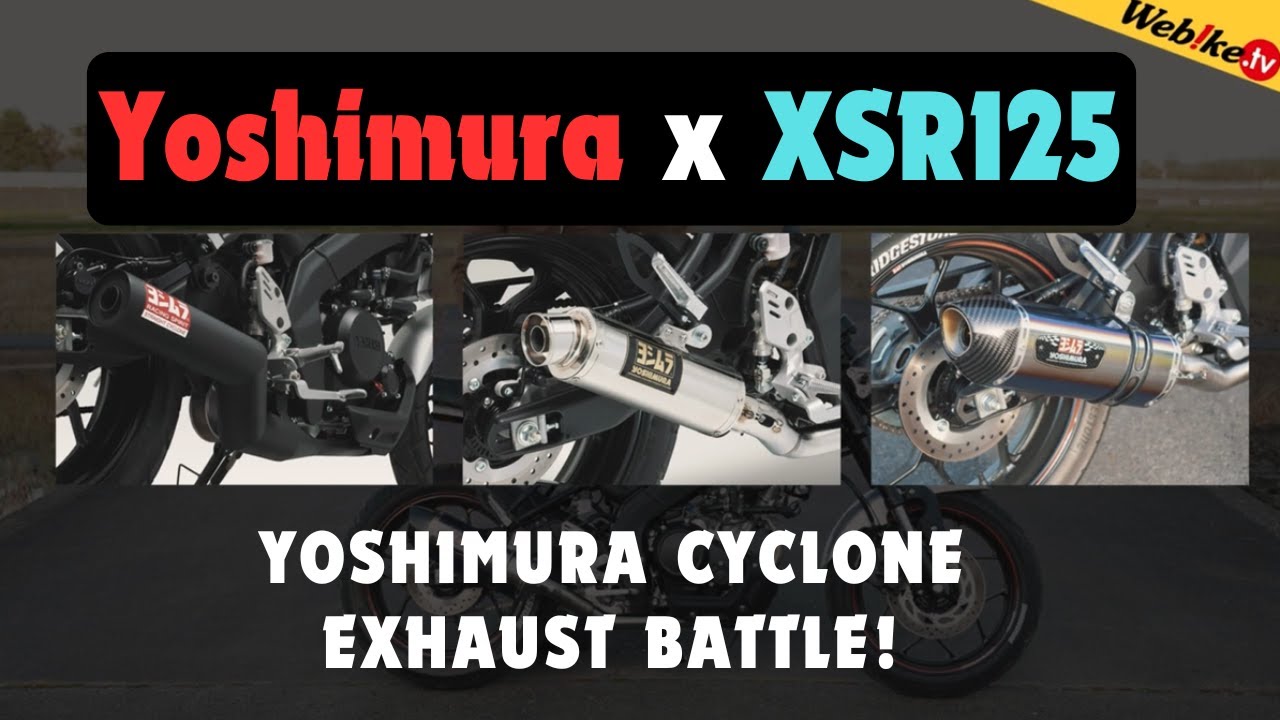XSR125, MT-125, YZF-R125 & R15 Owners: Yoshimura Cyclone Exhaust
