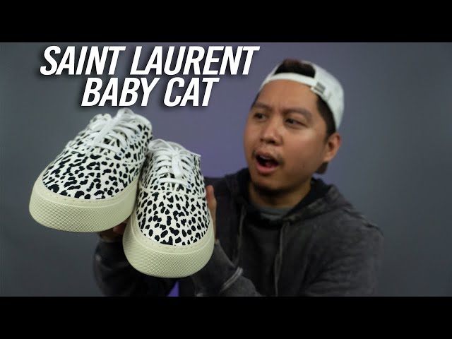 Saint Laurent Venice Babycat Sneakers (Review + On Feet) - YouTube