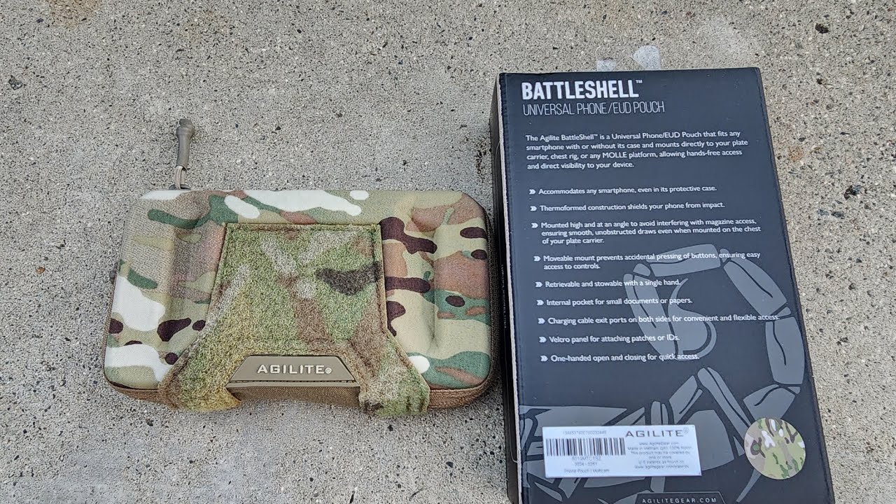 Agilite Battleshell Universal EUD/Phone Pouch unboxing - YouTube