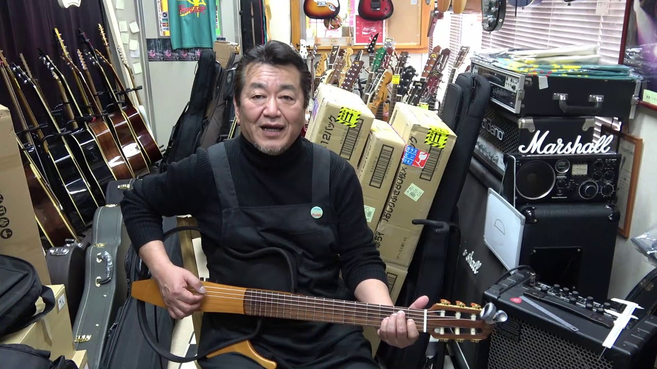 YAMAHA SLG－100N ヤマハ サイレントギター エレガット - YouTube