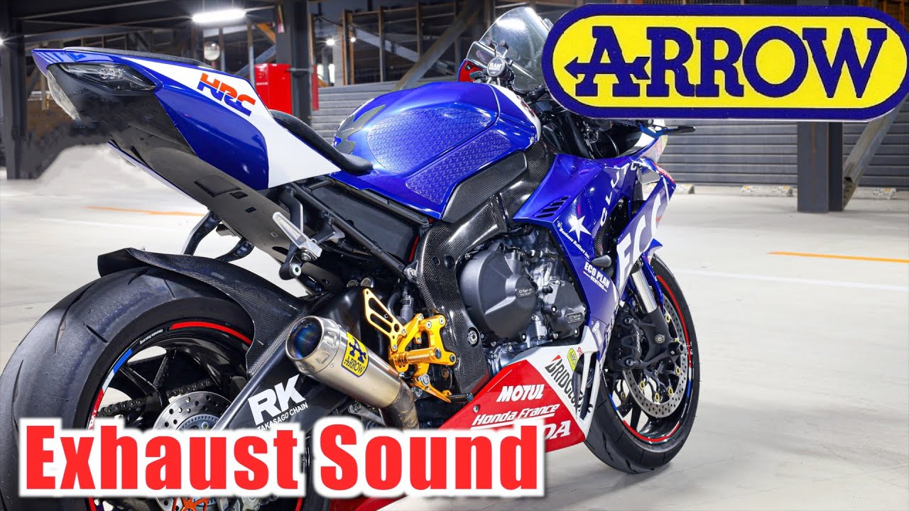 CBR1000RR-R】SC82 Arrow Exhaust Sound ZOOM H2nアロー 社外マフラー