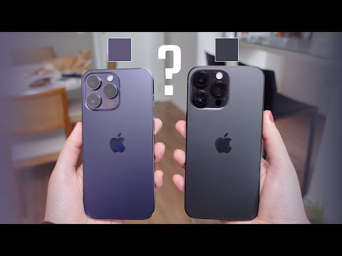 DEEP PURPLE OR SPACE BLACK? Which iPhone 14 Pro should you get