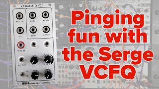 Filter ping sequencer patch breakdown | Serge VCFQ & Joranalogue