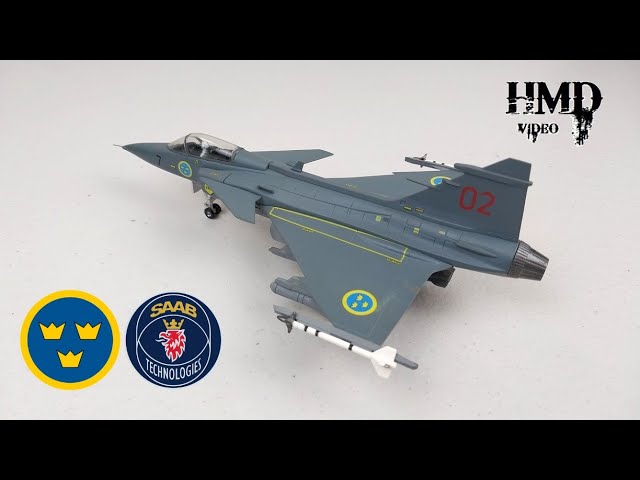 Saab Gripen JAS 39, Swedish Air Force, #02-7, Swedish Fighter Jet