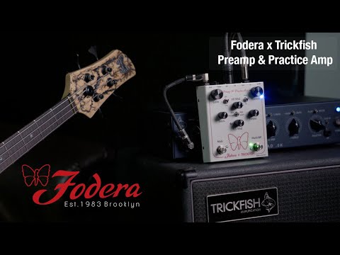 Introducing the Fodera X Trickfish Preamp & Practice Amp - YouTube